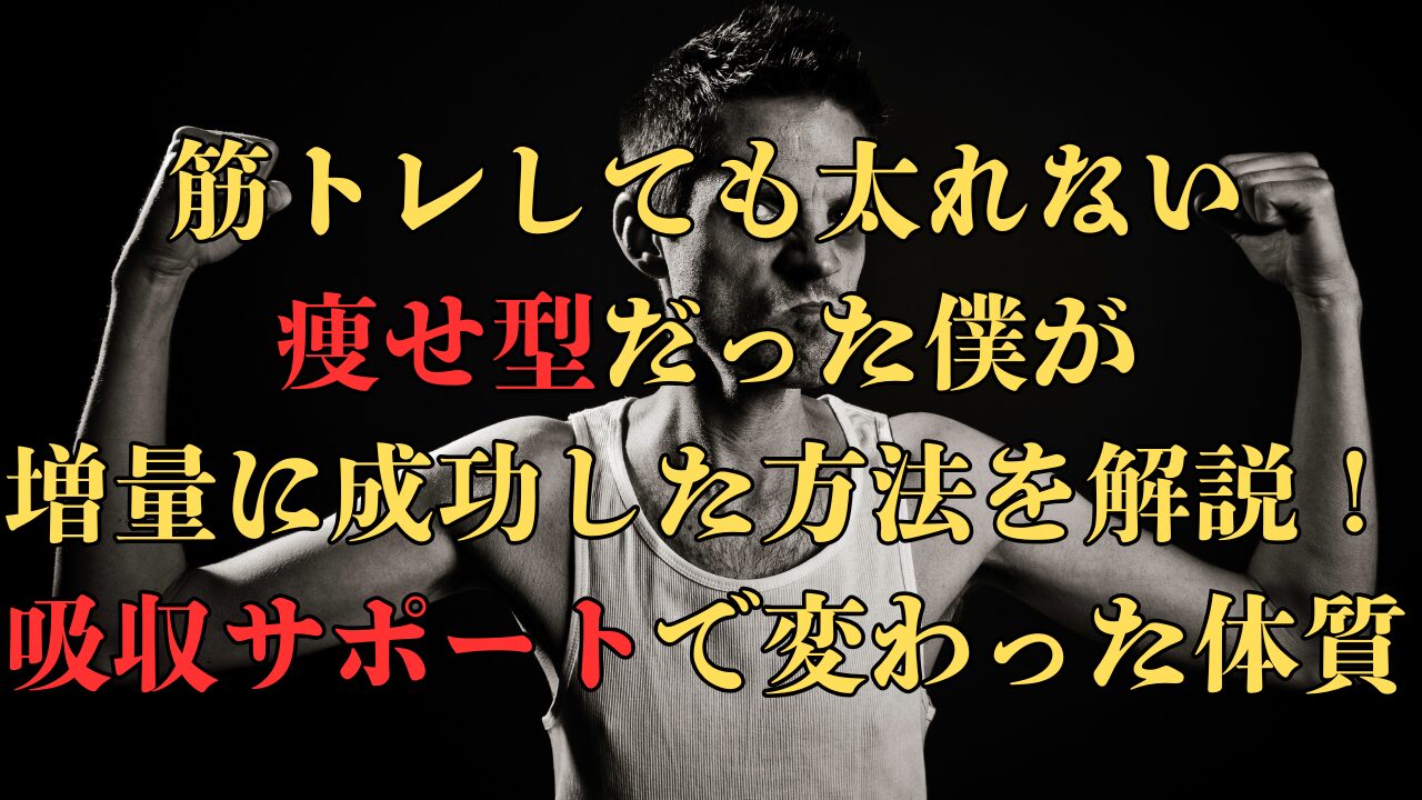 痩せ型増量